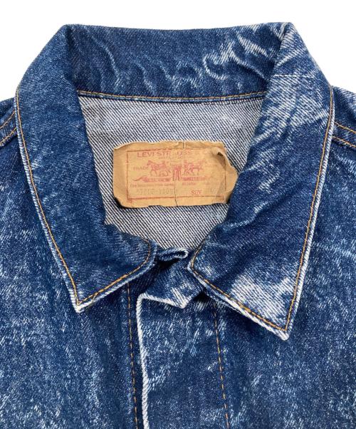 LEVI'S（リーバイス）LEVI'S (リーバイス) ケミカルウォッシュデニムジャケット インディゴ サイズ:Lの古着・服飾アイテム