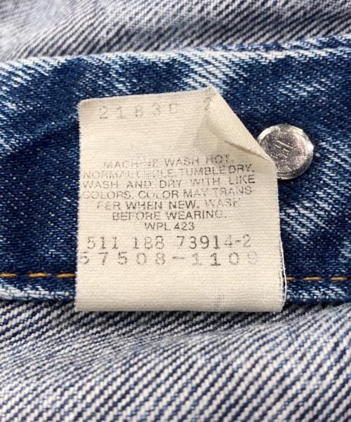 LEVI'S（リーバイス）LEVI'S (リーバイス) ケミカルウォッシュデニムジャケット インディゴ サイズ:Lの古着・服飾アイテム