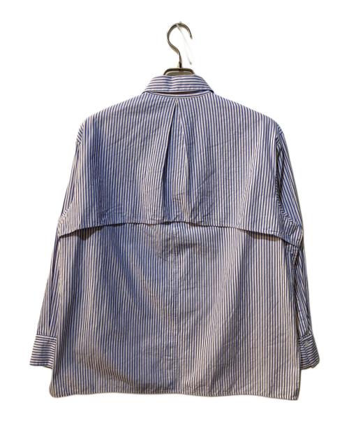 Spick and Span（スピック＆スパン）Spick and Span (スピックアンドスパン) Igeta×S 袖くしゅいげシャツ ブルー サイズ:Freeの古着・服飾アイテム