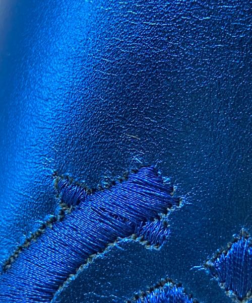 Christian Louboutin（クリスチャン・ルブタン）Christian Louboutin (クリスチャン・ルブタン) Mini Marie janeショルダーバック ブルーの古着・服飾アイテム