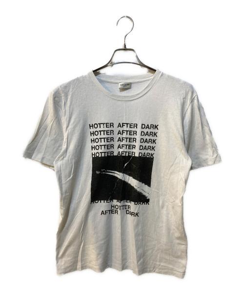 Saint Laurent Paris（サンローランパリ）Saint Laurent Paris (サンローランパリ) プリントTシャツ ホワイト サイズ:Sの古着・服飾アイテム