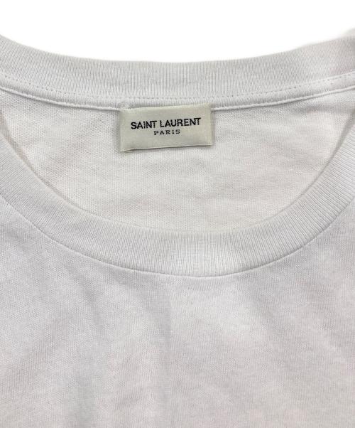 Saint Laurent Paris（サンローランパリ）Saint Laurent Paris (サンローランパリ) プリントTシャツ ホワイト サイズ:Sの古着・服飾アイテム