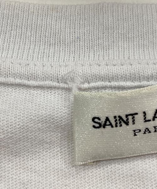 Saint Laurent Paris（サンローランパリ）Saint Laurent Paris (サンローランパリ) プリントTシャツ ホワイト サイズ:Sの古着・服飾アイテム