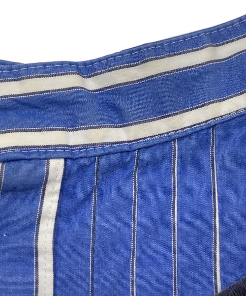 sacai（サカイ）sacai (サカイ) ストライプ切替Tシャツ ネイビー サイズ:3の古着・服飾アイテム