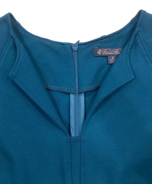 BROOKS BROTHERS（ブルックスブラザーズ）BROOKS BROTHERS (ブルックスブラザーズ) ノースリーブワンピース グリーンの古着・服飾アイテム