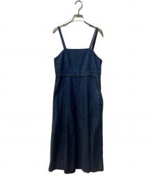 KUMIKYOKU（クミキョク）の古着「デニム キャミワンピース」｜ブルー