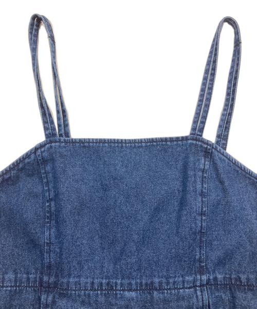 KUMIKYOKU（クミキョク）KUMIKYOKU (クミキョク) デニム キャミワンピース ブルー サイズ:2の古着・服飾アイテム