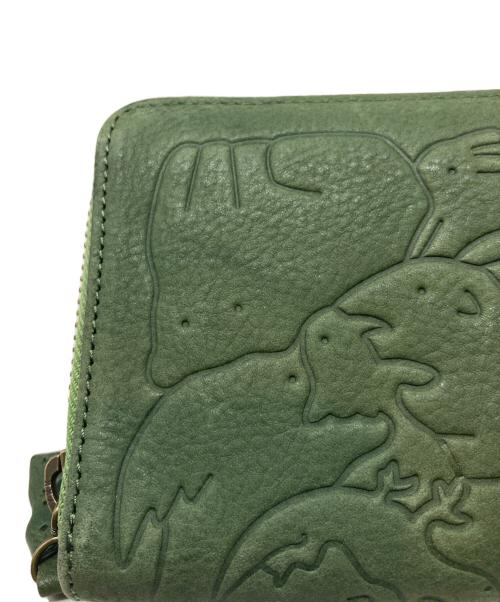 DAKOTA（ダコタ）DAKOTA (ダコタ) アニマーレ 長財布 グリーンの古着・服飾アイテム