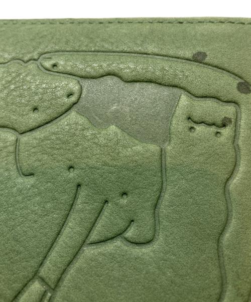 DAKOTA（ダコタ）DAKOTA (ダコタ) アニマーレ 長財布 グリーンの古着・服飾アイテム