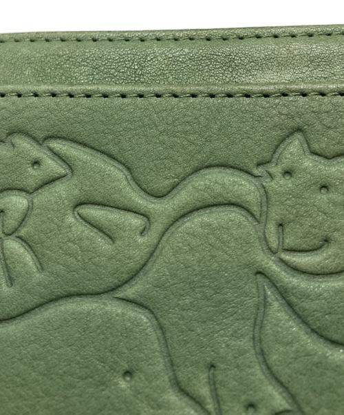 DAKOTA（ダコタ）DAKOTA (ダコタ) アニマーレ 長財布 グリーンの古着・服飾アイテム