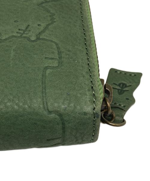 DAKOTA（ダコタ）DAKOTA (ダコタ) アニマーレ 長財布 グリーンの古着・服飾アイテム