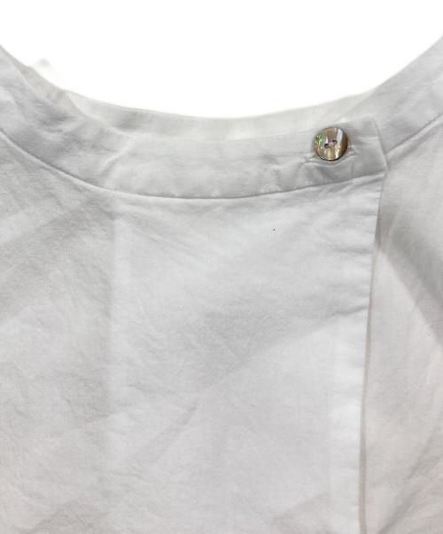 Pal'las Palace（パラスパレス）Pal'las Palace (パラスパレス) 60/‐ローン 前タックシャツ ホワイト サイズ:2の古着・服飾アイテム