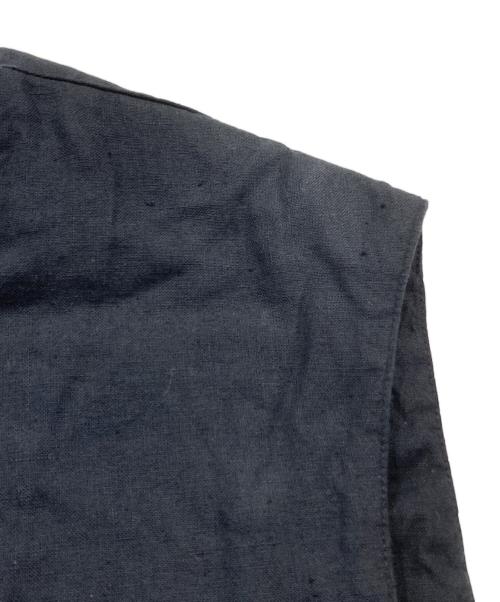 nestrobe confect（ネストローブ コンフェクト）nestrobe confect (ネストローブ コンフェクト) ポプリンクルーネックベスト ブラック サイズ:4の古着・服飾アイテム