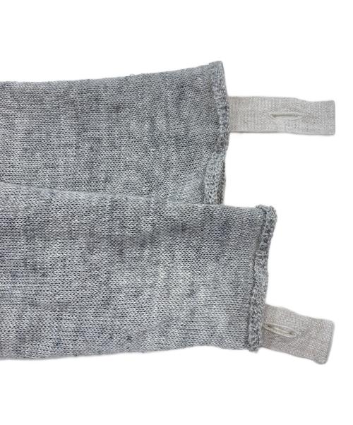 BEARDSLEY（ビアズリー）BEARDSLEY (ビアズリー) リネンショートカーディガン グレー サイズ:Freeの古着・服飾アイテム