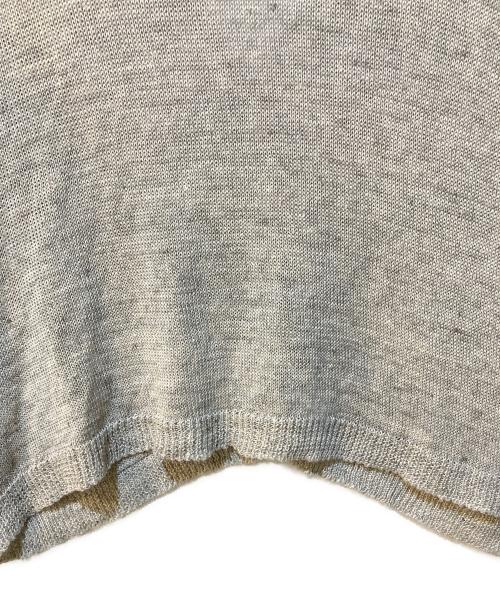 BEARDSLEY（ビアズリー）BEARDSLEY (ビアズリー) リネンショートカーディガン グレー サイズ:Freeの古着・服飾アイテム