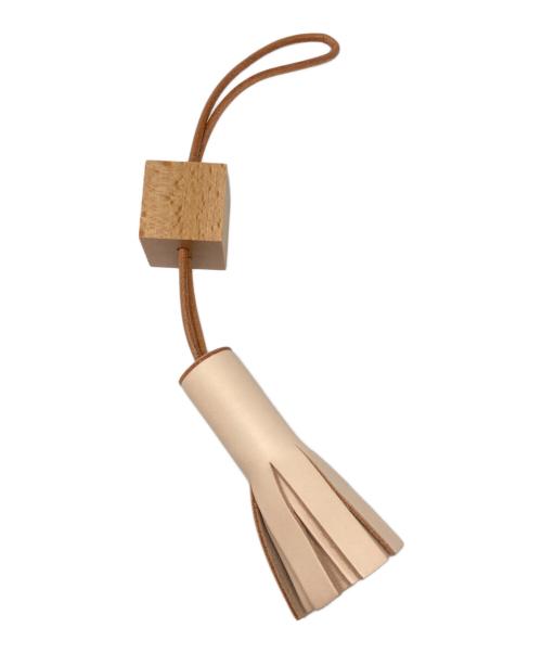 building block（ビルディングブロック）building block (ビルディングブロック) レザー×ウッド チャーム ブラウンの古着・服飾アイテム