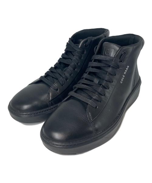 COLE HAAN（コールハーン）COLE HAAN (コールハーン) ハイカットスニーカー ブラック サイズ:7.5の古着・服飾アイテム