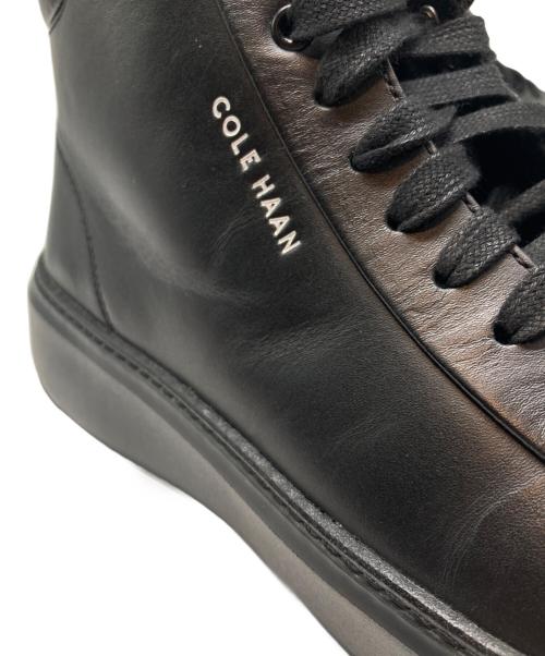 COLE HAAN（コールハーン）COLE HAAN (コールハーン) ハイカットスニーカー ブラック サイズ:7.5の古着・服飾アイテム