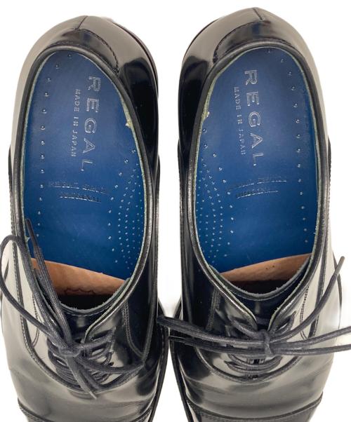 REGAL（リーガル）REGAL (リーガル) 内羽根ストレートチップシューズ ブラック サイズ:24.5の古着・服飾アイテム