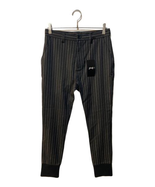 glamb（グラム）glamb (グラム) Sparkle Stripe Jogger Pants ブラック サイズ:S 未使用品の古着・服飾アイテム