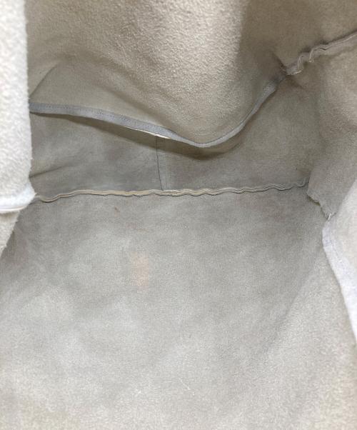 YOUNG & OLSEN The DRYGOODS STORE（ヤングアンドオルセン ザ ドライグッズストア）YOUNG & OLSEN The DRYGOODS STORE (ヤングアンドオルセン ザ ドライグッズストア) LARGE レザー トートバッグ ホワイトの古着・服飾アイテム