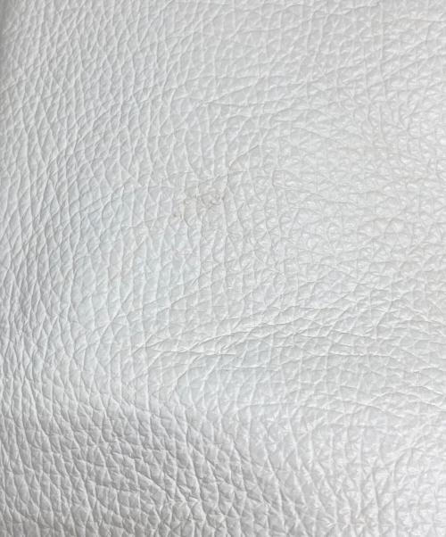 YOUNG & OLSEN The DRYGOODS STORE（ヤングアンドオルセン ザ ドライグッズストア）YOUNG & OLSEN The DRYGOODS STORE (ヤングアンドオルセン ザ ドライグッズストア) LARGE レザー トートバッグ ホワイトの古着・服飾アイテム