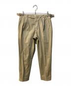 G.T.Aジーティーアー）の古着「2タック テーパード スラックス」｜ベージュ