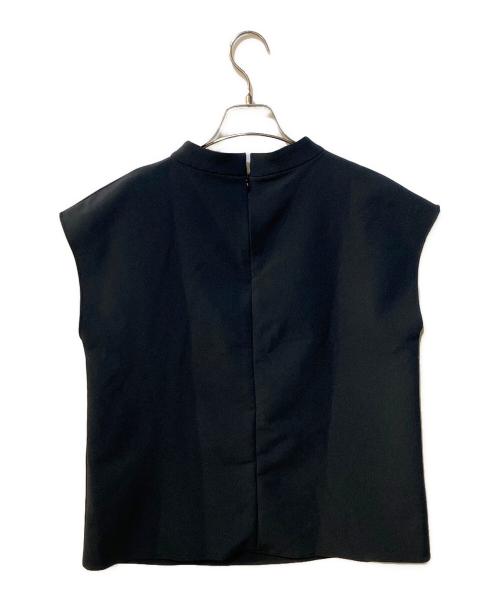 Drawing Numbers（ドローイングナンバーズ）Drawing Numbers (ドローイングナンバーズ) ダブルクロスボトルフレンチブラウス ネイビー サイズ:38の古着・服飾アイテム