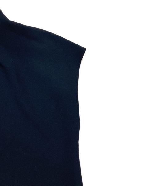 Drawing Numbers（ドローイングナンバーズ）Drawing Numbers (ドローイングナンバーズ) ダブルクロスボトルフレンチブラウス ネイビー サイズ:38の古着・服飾アイテム