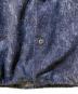 中古・古着 uniform experiment (ユニフォームエクスペリメント) INDIGO PRINT DRAWCORD SHIRT ネイビー サイズ:1：10000円