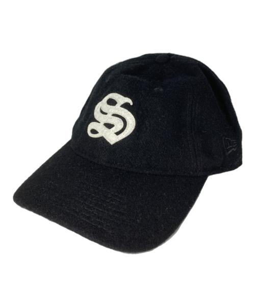 New Era（ニューエラ）New Era (ニューエラ) SOPHNET. (ソフネット) NEW ERA WOOL FLANNEL CAP ブラック サイズ:Freeの古着・服飾アイテム