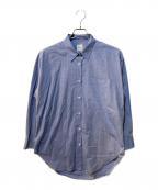 Spick and Spanスピック＆スパン）の古着「50コットンオーバーシャツ」｜ブルー