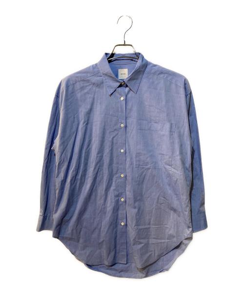 Spick and Span（スピック＆スパン）Spick and Span (スピックアンドスパン) 50コットンオーバーシャツ ブルー サイズ:Freeの古着・服飾アイテム