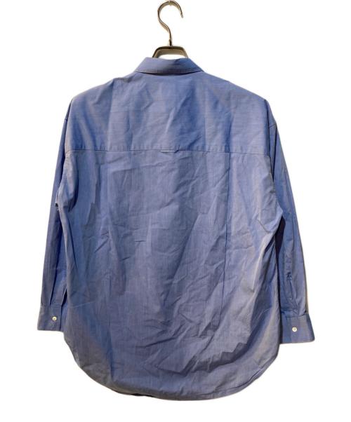 Spick and Span（スピック＆スパン）Spick and Span (スピックアンドスパン) 50コットンオーバーシャツ ブルー サイズ:Freeの古着・服飾アイテム