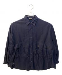 FreshService（フレッシュサービス）の古着「OXFORD FLAP POCKET L/S SHIRT」｜ネイビー