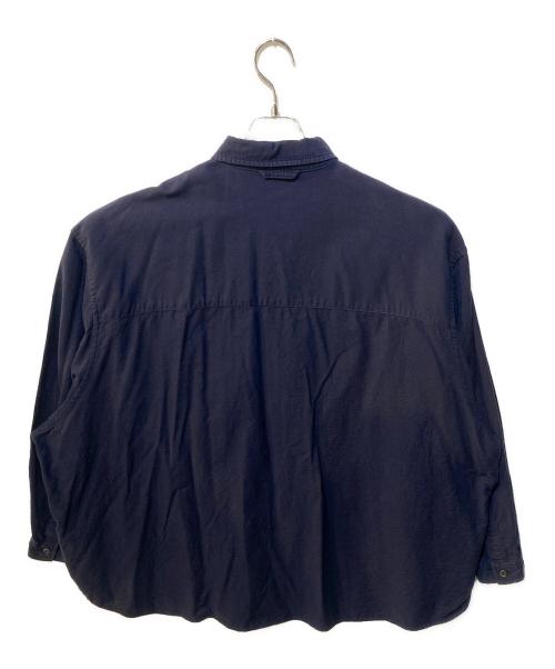 FreshService（フレッシュサービス）FreshService (フレッシュサービス) OXFORD FLAP POCKET L/S SHIRT ネイビー サイズ:不明の古着・服飾アイテム