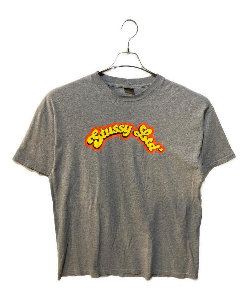 stussy（ステューシー）stussy (ステューシー) プリントTシャツ グレー サイズ:XLの古着・服飾アイテム