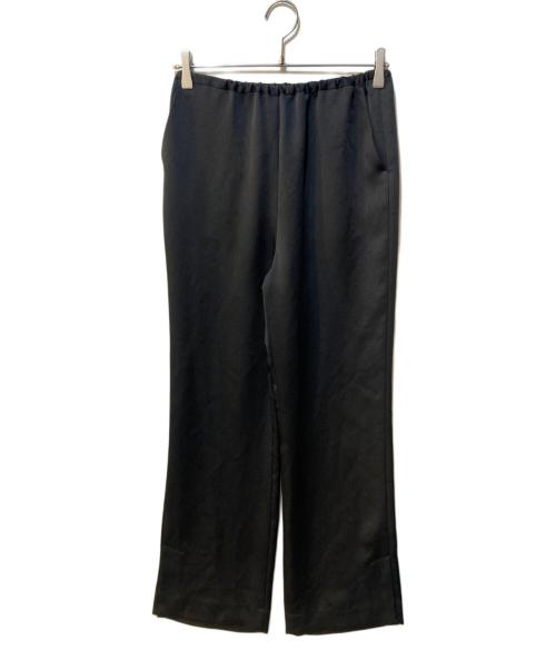 FRAMeWORK（フレームワーク）FRAMeWORK (フレームワーク) ヴィンテージサテンサイドスリットパンツ ブラック サイズ:36の古着・服飾アイテム