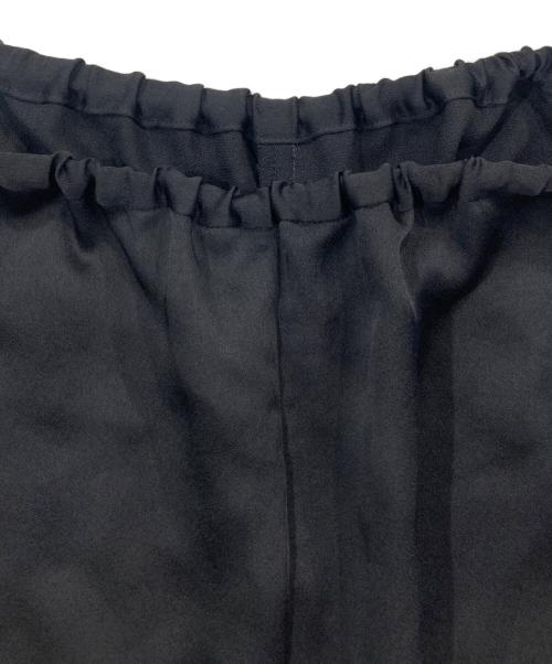 FRAMeWORK（フレームワーク）FRAMeWORK (フレームワーク) ヴィンテージサテンサイドスリットパンツ ブラック サイズ:36の古着・服飾アイテム