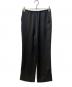 FRAMeWORK（フレームワーク）の古着「ヴィンテージサテンサイドスリットパンツ」｜ブラック