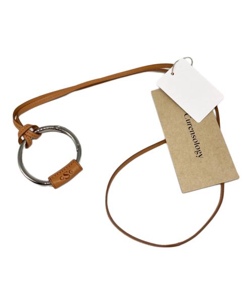 Curensology（カレンソロジー）Curensology (カレンソロジー) カラビナリングネックレス ブラウン 未使用品の古着・服飾アイテム