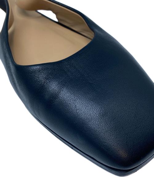 MM6 Maison Margiela（エムエムシックスメゾンマルジェラ）MM6 Maison Margiela (エムエムシックスメゾンマルジェラ) ストラップフラットシューズ ブラック サイズ:36の古着・服飾アイテム