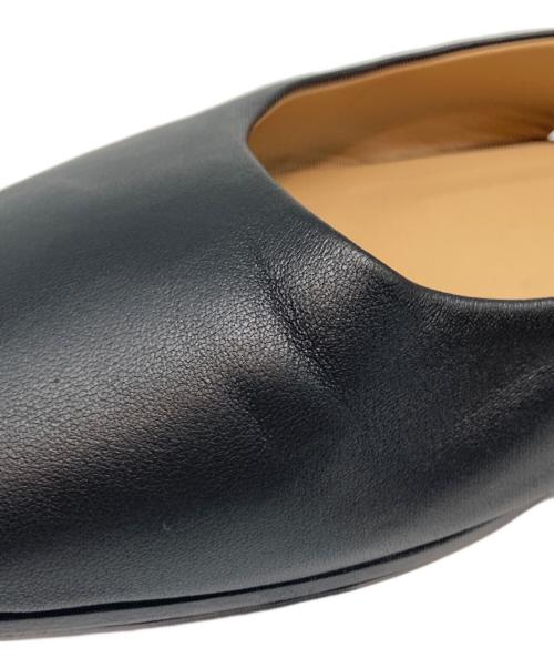 MM6 Maison Margiela（エムエムシックスメゾンマルジェラ）MM6 Maison Margiela (エムエムシックスメゾンマルジェラ) ストラップフラットシューズ ブラック サイズ:36の古着・服飾アイテム