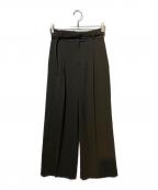 anuansアニュアンス）の古着「コンフォートタックストレートパンツ」｜ブラウン