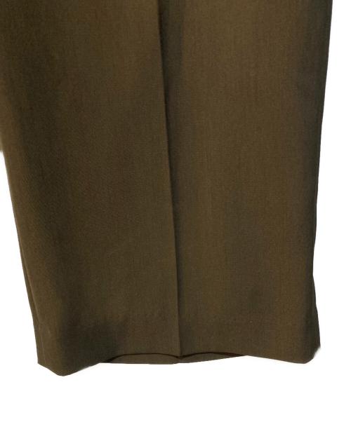 anuans（アニュアンス）anuans (アニュアンス) コンフォートタックストレートパンツ ブラウン サイズ:Mの古着・服飾アイテム