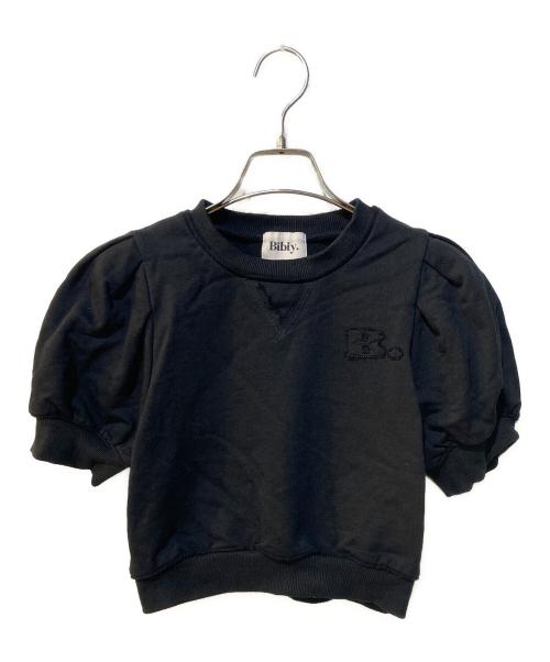Bibiy.（ビビィ）Bibiy. (ビビィ) パフスリーブスウェット ブラック サイズ:Freeの古着・服飾アイテム