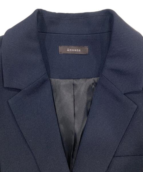 anuans（アニュアンス）anuans (アニュアンス) テーラードオールインワン ネイビー サイズ:Sの古着・服飾アイテム