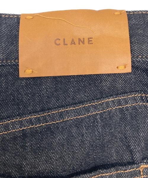 CLANE（クラネ）CLANE (クラネ) TUCK WIDE DENIM PANTS ブラックの古着・服飾アイテム