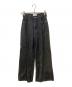 CLANE（クラネ）の古着「TUCK WIDE DENIM PANTS」｜ブラック