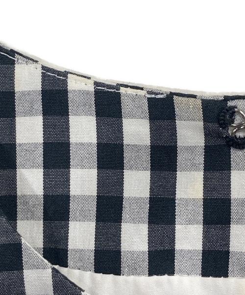 MADISON BLUE（マディソンブルー）MADISON BLUE (マディソンブルー) FIT＆FLARE DR S/S GINGHAM ブラック サイズ:Sの古着・服飾アイテム